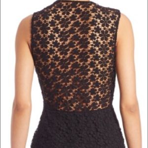 A.L.C. Benni fit and flare floral lace top